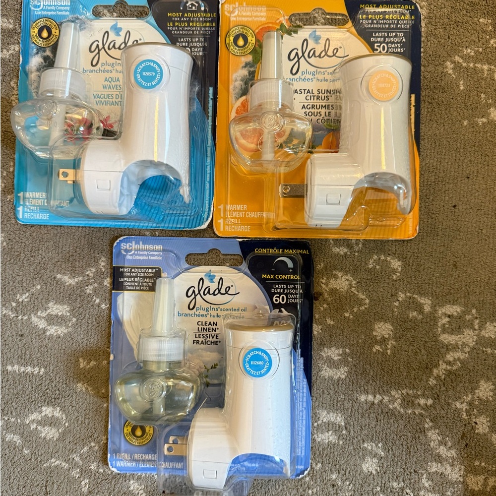 Glade PlugIns Scented Oil Warmer - White (Assorted Scents)